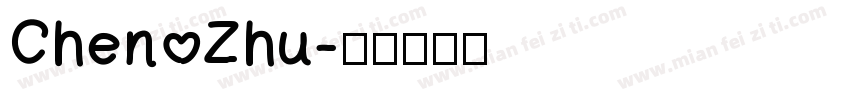 Chen Zhu字体转换